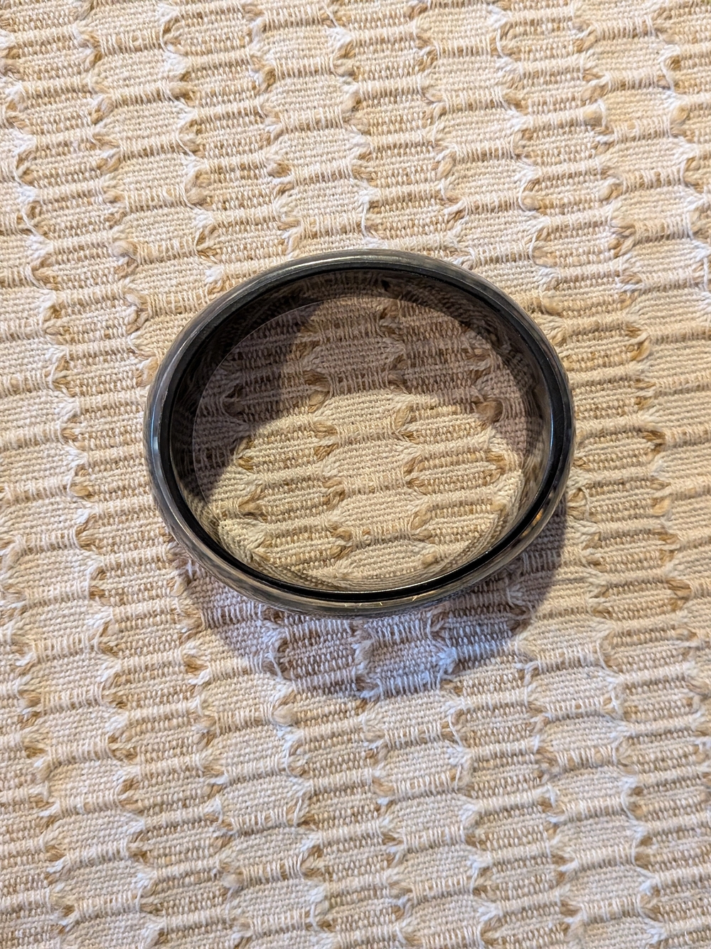 Gold and Black Snake-Pattern Bangle - Picture 3 of 4